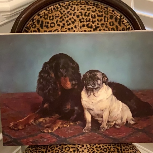 Other - A Gordon Setter and Pug on Canvas